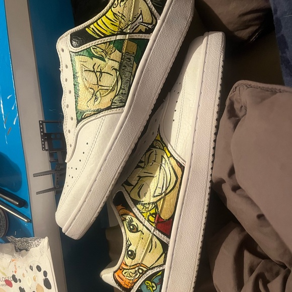 hand painted one piece nikes women’s size 9 or men’s size 7 - Picture 11 of 11